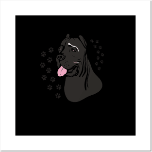 Cane corso cool aesthetic print Posters and Art